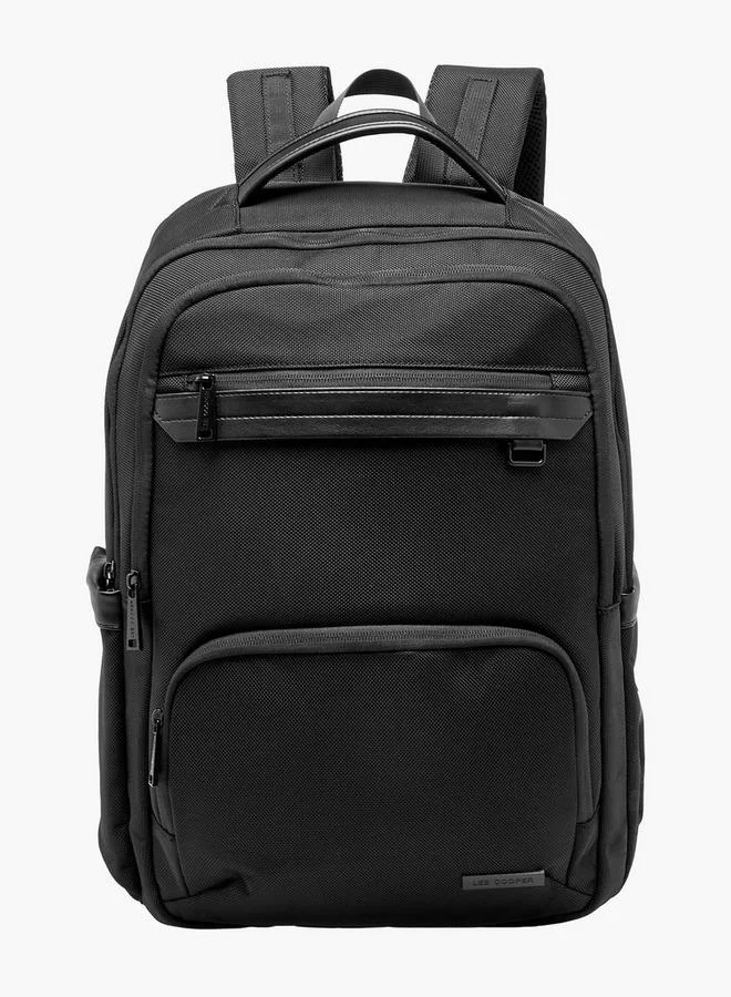 لي كوبر Textured Backpack With Adjustable Shoulder Straps